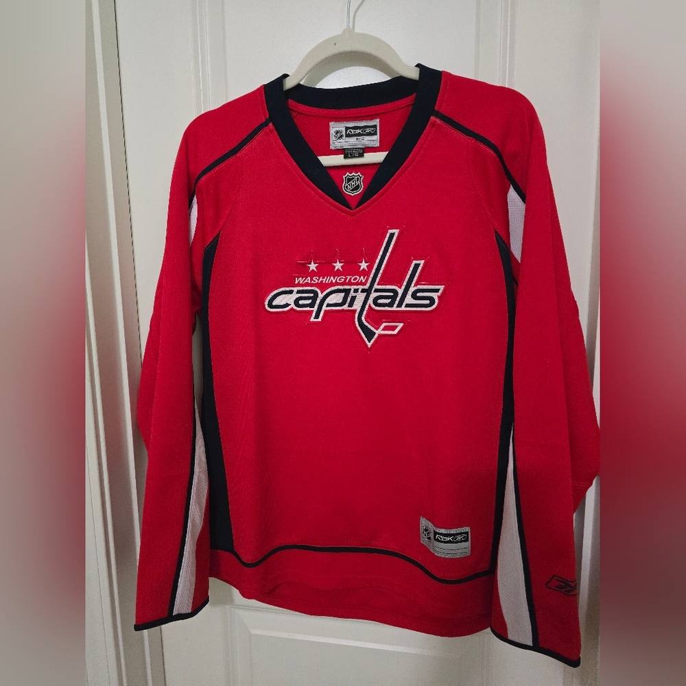 Reebok Red Washington Capitals Jersey Womens